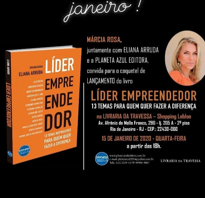 Coquetel de lançamento do livro: Líder empreendedor