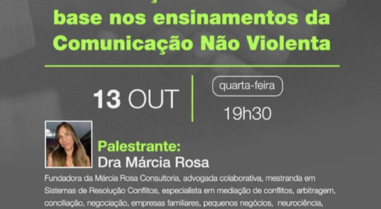 Comunicação Assertiva com base nos ensinamentos da Comunicação Não Violenta