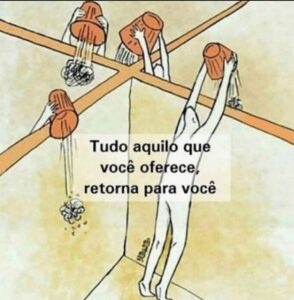 Recebemos o que oferecemos