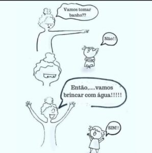 Um terceiro ajuda na comunicação