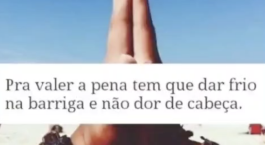 O que o seu amor faz por você que vale a pena essa convivência?
