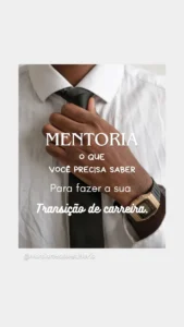 Como será a sua transição de carreira?